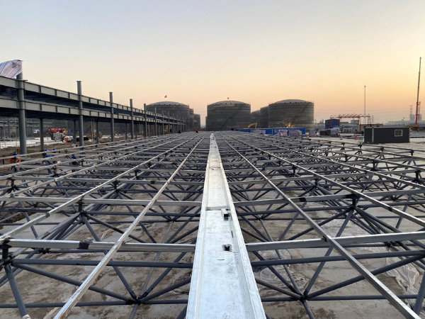 網(wǎng)架結(jié)構(gòu)高空散裝法怎么做？